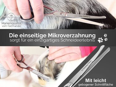 Вигнуті ножиці для стрижки собак-ножиці для стрижки собак з мікро-точними зубами