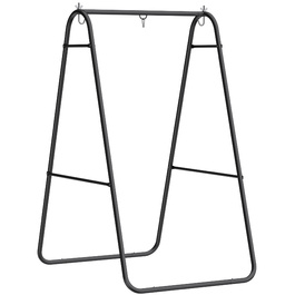 Стійка для гамака, вантажопідйомність 150 кг, для внутрішнього та зовнішнього використання, Чорна