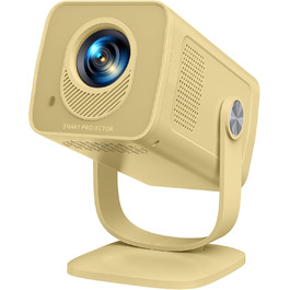 Портативний проєктор Mini Beamer 4K з підтримкою Android 13, WiFi 6, Bluetooth 5.4 та обертанням 270°. Підтримка HDMI, USB, iOS, PC. Ідеальний для домашнього кінотеатру та використання на відкритому повітрі.