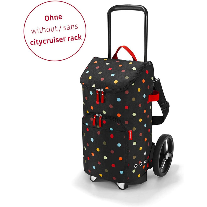 Дорожня сумка citycruiser bag 34 x 60 x 24 см в горошок