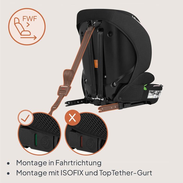 Автокрісло Lionelo Billy i-Size 76-150 см (15 міс - 12 років), R129, ISOFIX, Top Tether, 5-точковий ремінь, бічний захист (Рожеве)