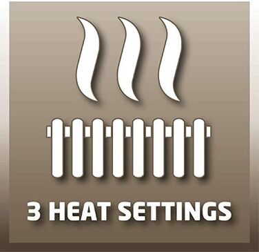 Газовий обігрівач Einhell KGH 4200 Керамічний (4200 Вт) з регулятором тиску газу, чорний