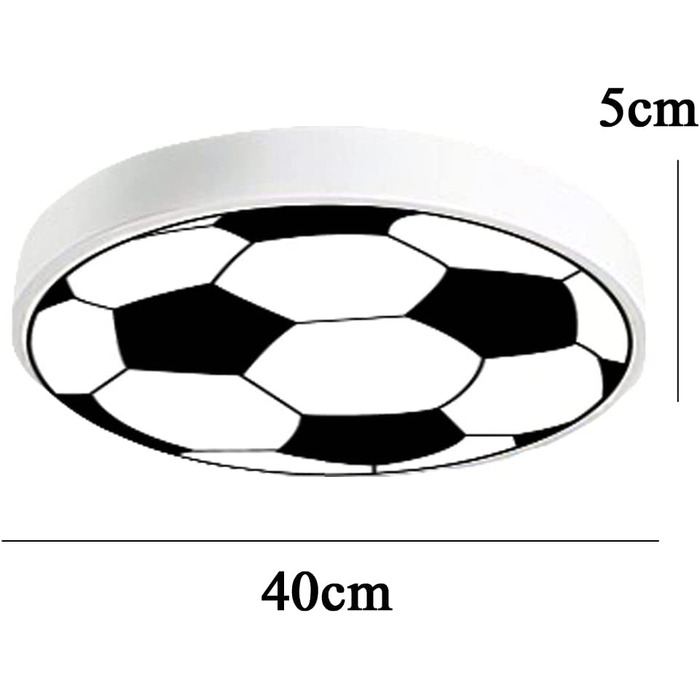 Світлодіодний стельовий світильник у вигляді футбольного м'яча