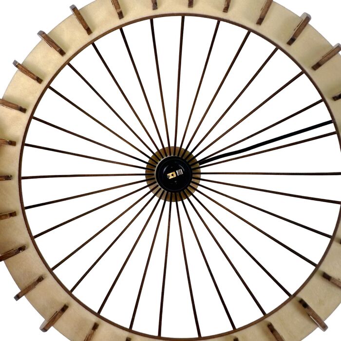 Підвісна лампа Relaxdays з дерев'яними плафонами