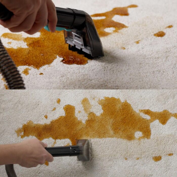 Вашорка для килимів та м'яких меблів - Fleckenreiniger 650W, 1.4L, сірий/блакитний