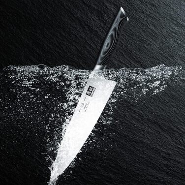 Ніж кухарський SHAN ZU 20 см з високоякісної нержавіючої сталі з ергономічною ручкою K133