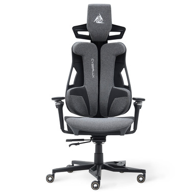 Геймерське крісло Cyberlux V10 Fabric Grey (арт. GM-V10 FG)