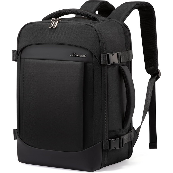 LOVEVOOK Рюкзак ручної поклажі 40x20x25 для Ryanair, 20L, рюкзак для подорожей, для ноутбука 14 дюймів, чоловічий/жіночий, з відділенням для мокрого та сухого, чорний