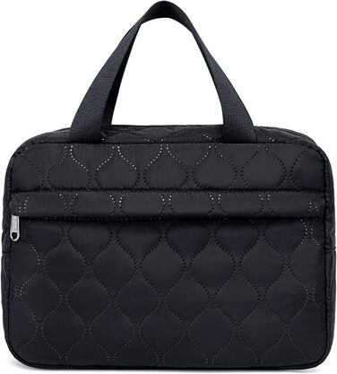 Жіноча підвісна туалетна сумка LOIDOU (Tote Quilted Black)