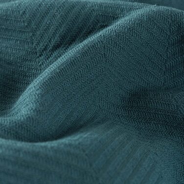 Покривало URBANARA Lixa-100 чиста бавовна, текстуроване покривало у вигляді ялинки, ковдра, покривало для ліжка, покривало для дивана, Бавовняна ковдра (натуральне, 275 х 265 см)