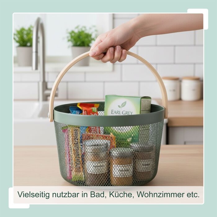 Кошик-органайзер Relaxdays на коліщатках з ручкою