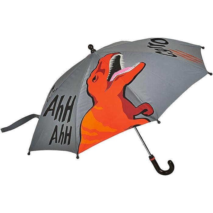 Мойсей. світловідбиваючий парасольку T-Rex, дитячий парасольку з мотивом динозавра, прикольна парасолька для хлопчиків, родзинка для дощових днів, діаметр 65 см