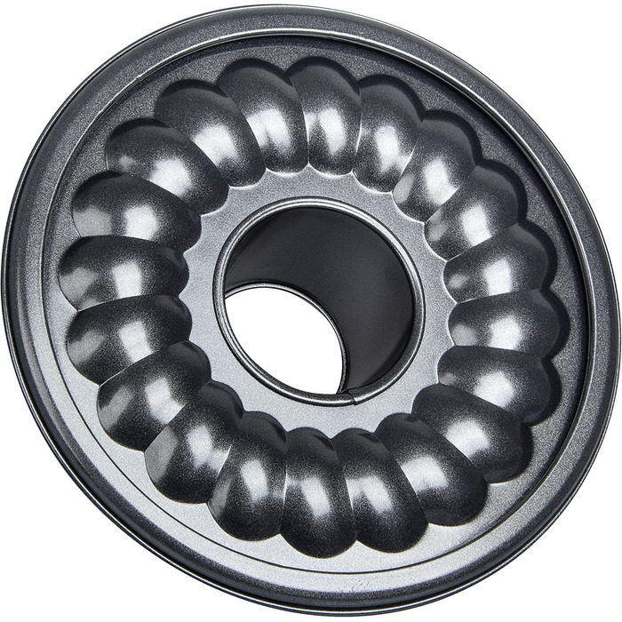 Форма для випічки Zenker 7813 Springform Crème Noir, діаметр 29 см, нержавіюча сталь, сірий/бежевий колір, з двома днами