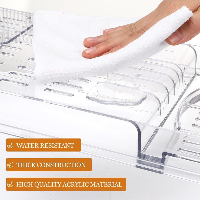 Підставка для ванни висувна, пластикова, з полицею для книг, водонепроникна, аксесуар для ванни (прозора)