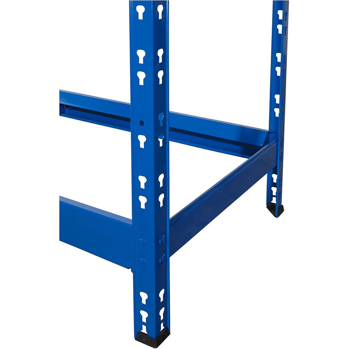 Металева стійка для шин 179x130x50 см, блакитна - 8-12 шин | Стійка для шин, стелаж для гаража, підвалу