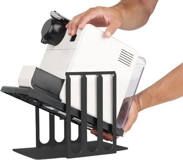 Тримач для капсул Nespresso® PIXIE/PIXIE CLIPS U-CAP (з чеком) | Чорний | Сумісний з LATTISSIMA TOUCH та PLUS