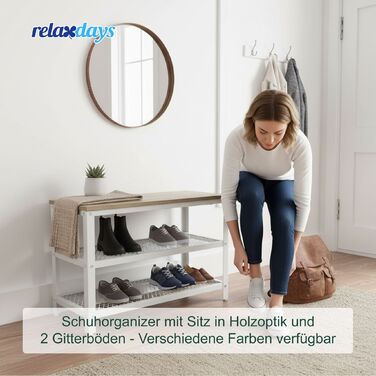 Сховище для взуття Relaxdays з 2 полицями