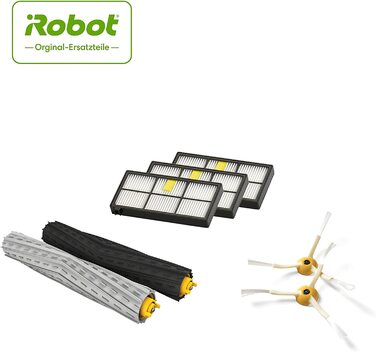 Набір аксесуарів iRobot - Набір для догляду за Roomba серій 800 і 900-2 бічні щітки-3 високоефективних фільтра-пара Si