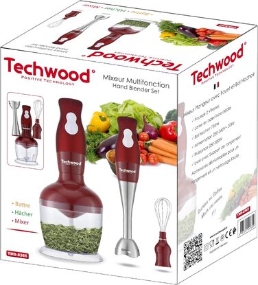 Блендер Techwood TMS-8365, 3-в-1, 300 Вт