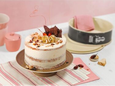 Форма для випікання пирогів Kaiser Inspiration Plus, 28 см, кругла, з 2 днами, для плоских та трубчастих пирогів, антипригарне покриття, виймається, випічка без клею