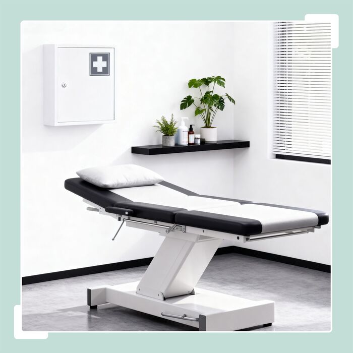 Шкафчик для медикаментів Relaxdays із замком та хрестом