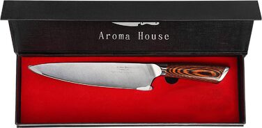 Професійний ніж для кухні Nakiri, 7 дюймів, ніж-сіка, з високоякісної нержавіючої сталі, гостре лезо для кухні та ресторану