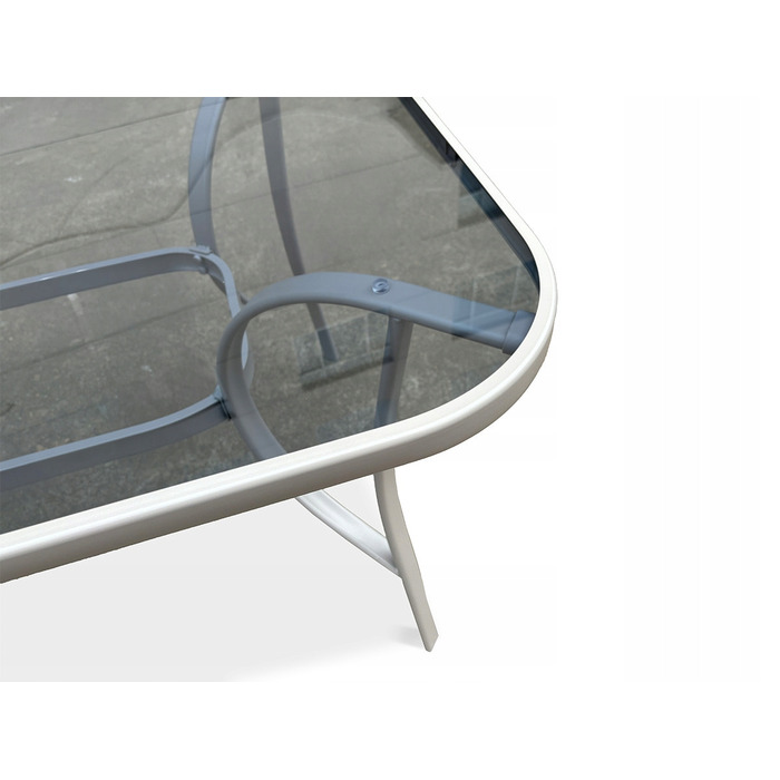 Комплект садових металевих меблів Focus Garden обідній, бежевий, 7 предметів