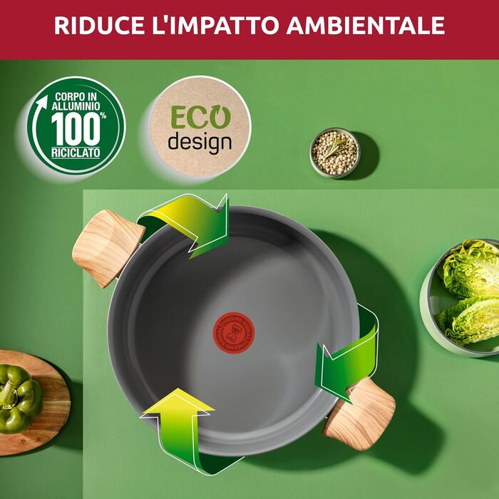 Сковорода Lagostina Vivissima 20 см з керамічним покриттям, для всіх типів плит, включаючи індукцію