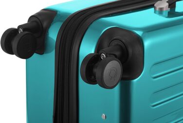 Набір валіз Hauptstadtkoffer Alex (3 шт.) - ручна, середня та велика валіза, 55/65/75 см, ABS+PC, TSA, блакитний