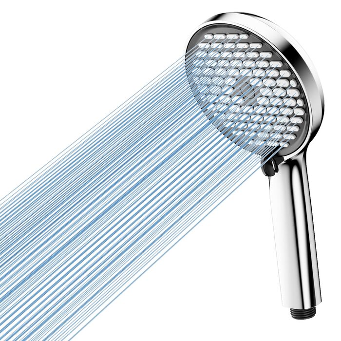 Фільтр для душу Cobbe зі шлангом, ручна лійка з 3 вугільними фільтрами, душова лійка з 6 режимами, високонапірний економічний душ з фільтром від накипу для жорсткої води, видаляє 99% хлору (чорний)