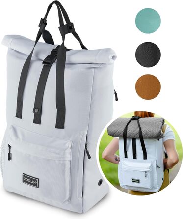 Терморюкзак Coolin' Kühlrucksack 30L: 30 літрів, білий, з відділенням для охолодження. Ідеальний для пікніків, пляжу та походів.