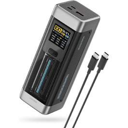 Power Bank CUKTECH 20: 25000mAh, 140W, PD3.1, 3 порти, Digital Display, USB-C для MacBook, Xiaomi, Galaxy, iPhone