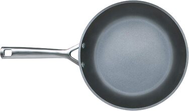 Сковорода LE CREUSET з антипригарним покриттям, 24 см, для всіх плит (індукція), антрацит/срібло