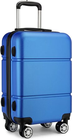 Валіза ручної поклажі KONO 55x38x22 см, 33 літри, ABS, Marineblau