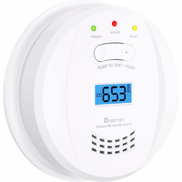 Датчик CO Heimann з Wi-Fi, 10 років служби, сумісний з Tuya/SmartLife, EN50291, портативний (723ESY)