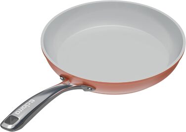 Сковорода CIARRA Beyond 26 см індукційна каструля для смаження та універсальні сковороди з антипригарним покриттям, виготовлені з кераміки, що не містить PFAS, придатна для духовки Безпечний помаранчевий
