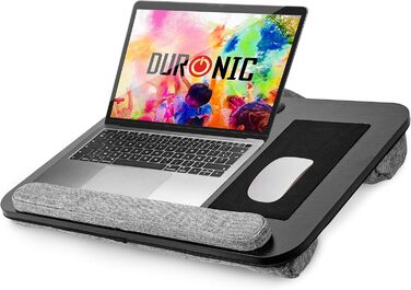 Підставка для ноутбука Duronic, ергономічна, з подушкою, для дому, офісу, авто