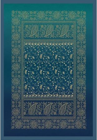 Плед Bassetti Brenta, 100 бавовна, синій B1, 135x190 см
