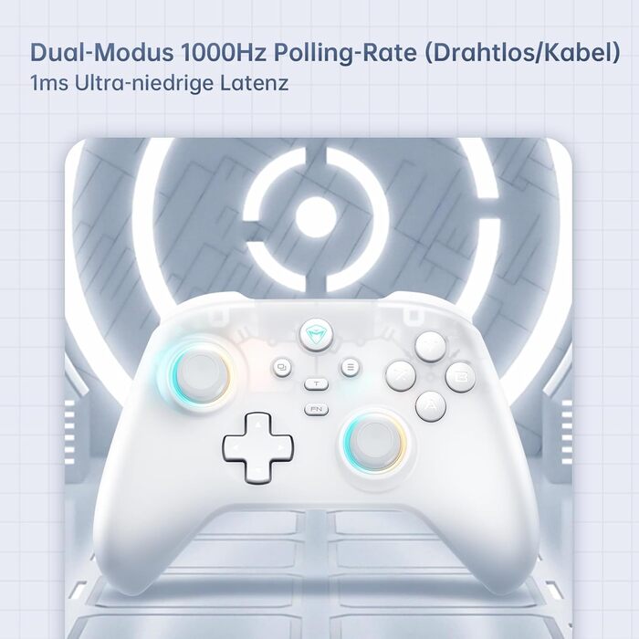 Геймпад Machenike G3V2 для ПК, Switch, iOS, Android: бездротовий контролер з RGB-підсвічуванням та програмованими кнопками