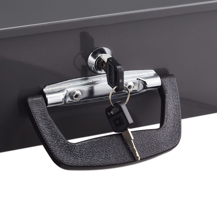 Relaxdays Касова скринька з підспівачем для євро-монет