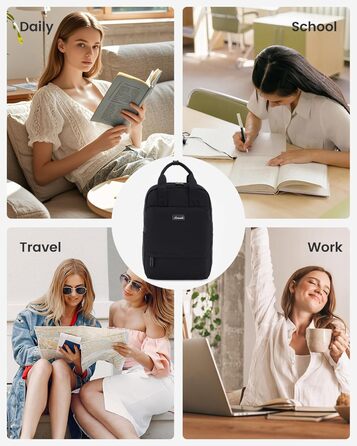 LOVEVOOK Рюкзак для жінок, 15.6 дюймів, рюкзак для школи, підлітки, дівчатка, елегантний, для подорожей, рюкзак для університету, робочий, водонепроникний, для роботи, подорожей, навчання, "LOVEVOOK"