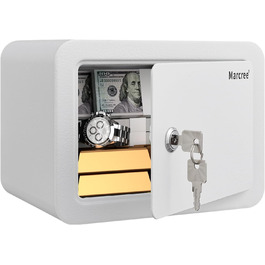 Сейф Marcree 0,23 Cub Safe - міні-сейф для грошей, монет та особистих речей (білий)