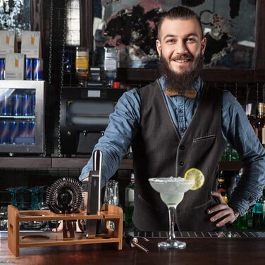 Набір шейкер для коктейлів Esmula 750 мл, 12 предметів, нержавіюча сталь, професійний барменський набір, інструменти для приготування коктейлів вдома