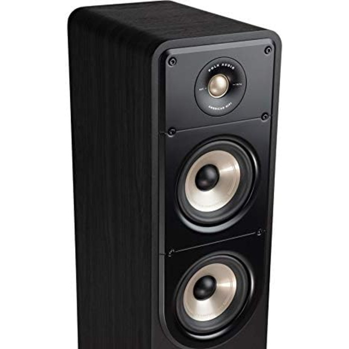 Підлогова акустика Polk Audio Signature S55E, HiFi, пасивна, 20-200 Вт, 8 Ом, 40 Гц-40 кГц, Чорний