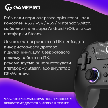 Бездротовий геймпад GamePro GPS20B