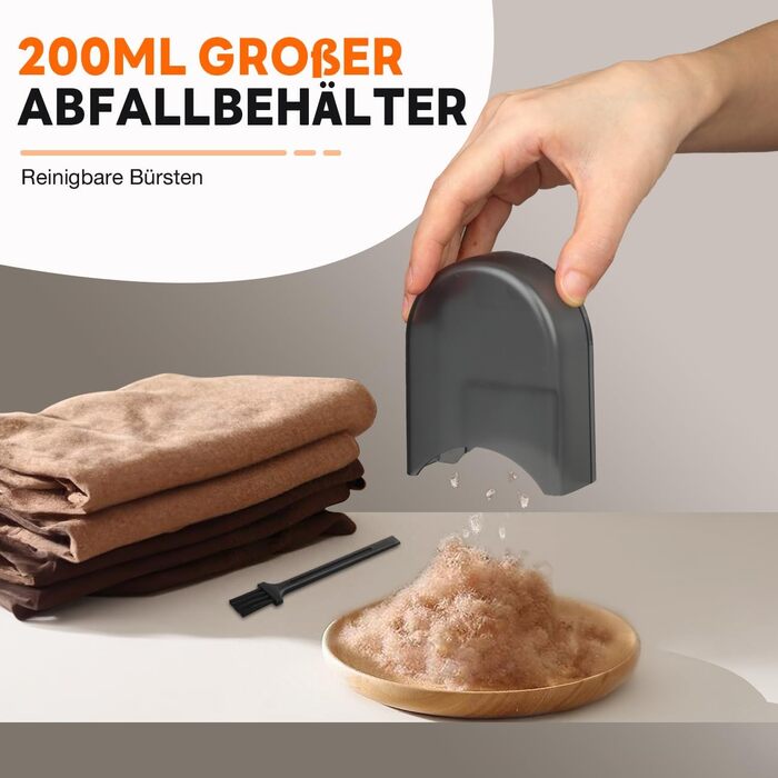 Електричний видальник ворсу Ziitty: 3 режими, 6 лез, для різних тканин. Ідеально для сім'ї