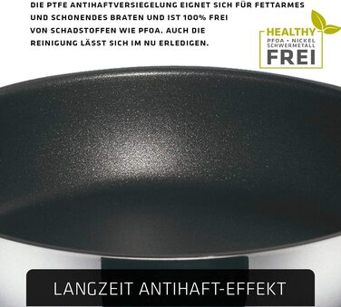 Каструля Bernde Injoy Special Edition 24 см, з високим ободом, індукційна сковорода, нержавіюча сталь, з антипригарним покриттям