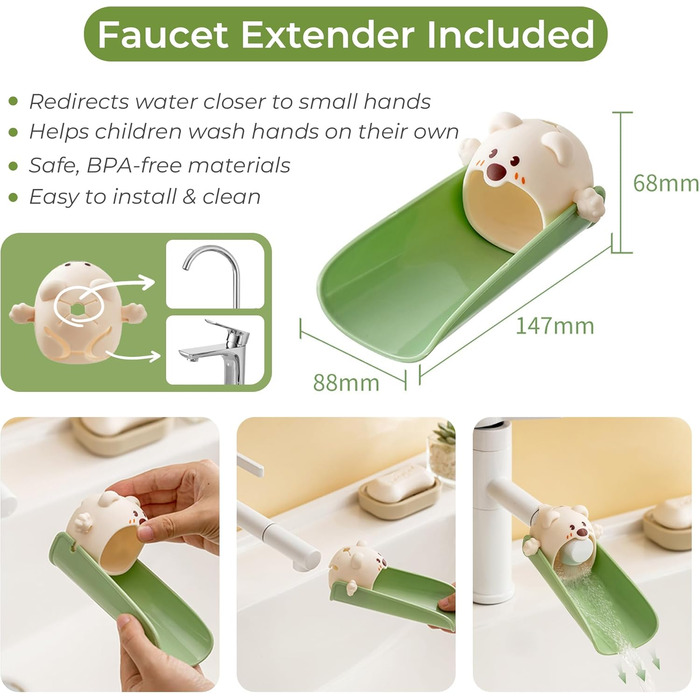 Триттлер Hoopyosms для дітей, 2/3-рівневий, регульована висота, складна конструкція, з поручнями, антиковзаюча поверхня, для ванної та кухні, сірий