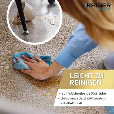 Килимок для стільця Kaiser Plastic з полікарбонату, Made in Germany, для килимового покриття, 90 x 120 см, прозорий, класичний