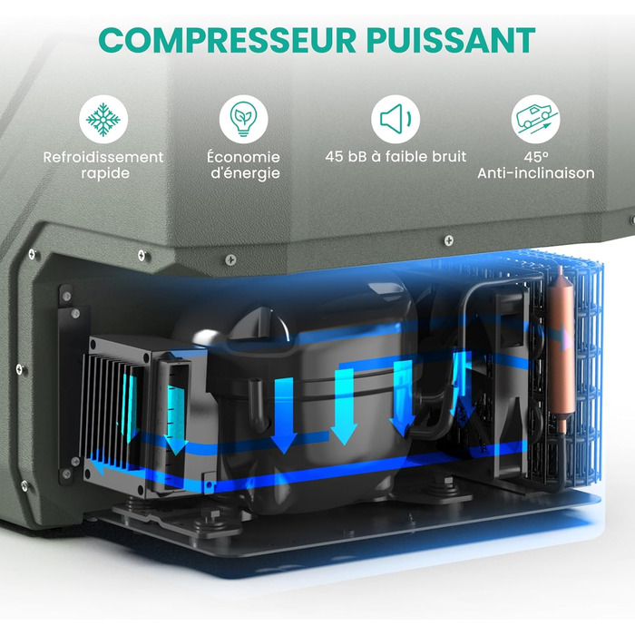 Автохолодильник Alpicool 35L компресорний 12/230V: для авто, кемпінгу, риболовлі -20°C